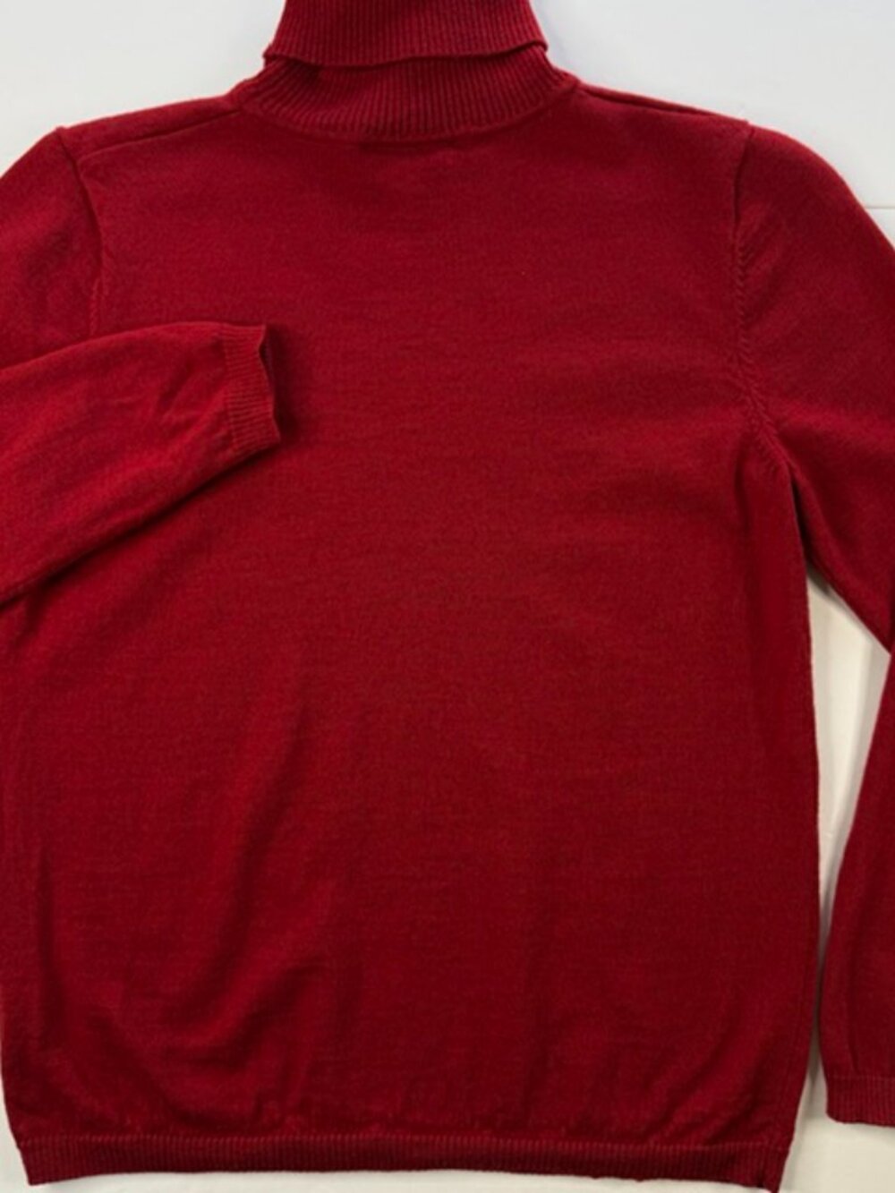 Pendleton Turtleneck Sweater Rust Women M Merino Wool Knit Pullover Transitional - Picture 9 of 9